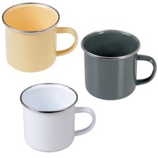 GRÄWE Camping Emaille Tasse Becher Trinkbecher Kaffeebecher Kaffeetasse