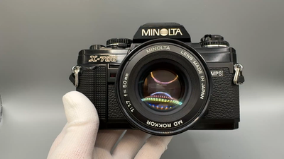 New X-700 ＋　MDロッコール50mmF1.7 N MINT] Minolta New X-700 Film Camera, MD Rokkor 50mm f1.7 Lens