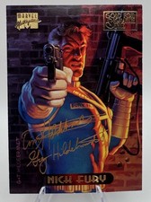 1994 Marvel Masterpieces Gold Foil Signature Series Nick Fury 39