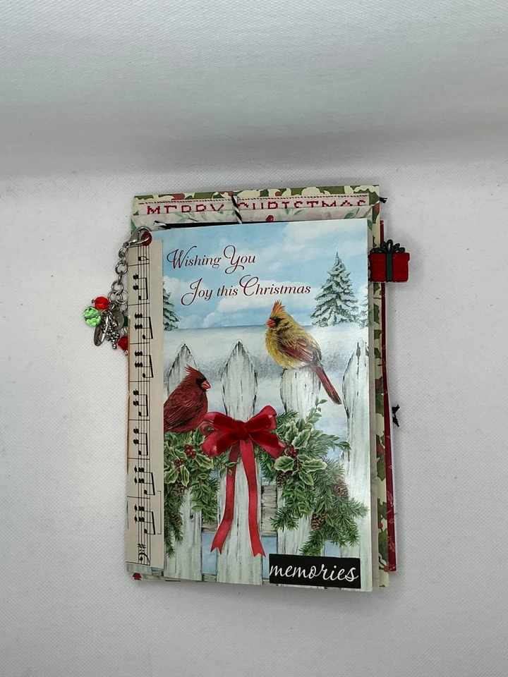 Handmade Junk Journal ~ " Joy this Christmas " - Image 2 of 4