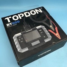 Topdon Bt600 12v24v Heavy Truck Battery Charge System Tester W Thermal Printer