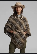 Ralph Lauren Sweaters New Rrl Ralph Ralph Lauren Plaid Jacquard Poncho