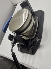 Waring Pro WWM200PC Thick Belgian Stainless/Black Waffle Maker Restaurant Style