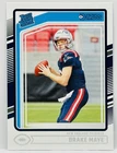 2024 Panini Donruss Drake Maye Base #379 New England Patriots Rated Rookie