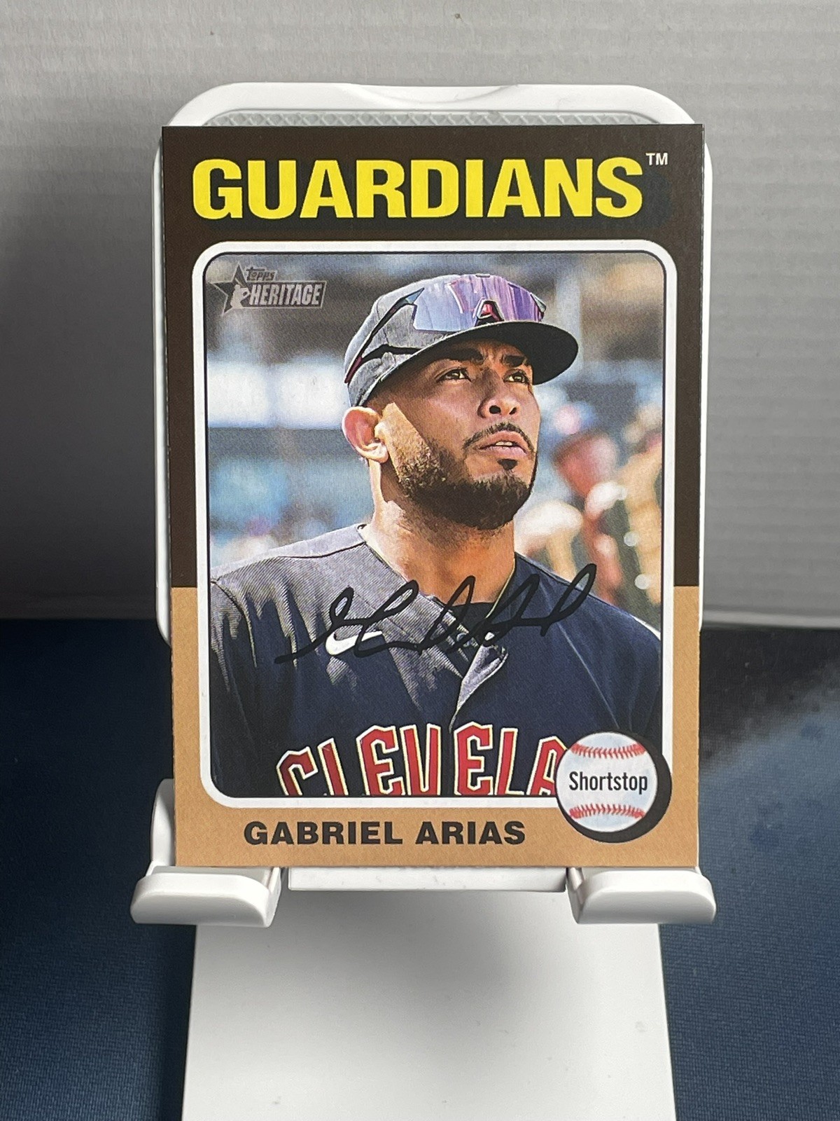 2024 Topps Heritage Gabriel Arias #92 Short Print SP Cleveland Guardians