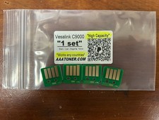 4 x High Capacity Toner Chip 4077 - 74/75/76 for Xerox VersaLink C9000 Refill