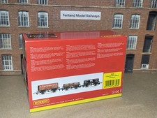 Hornby R6306 Assorted Private Owner Open Plank Wagons 3 Pack - Factory Weathered