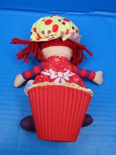 Little Miss Muffin 9” Red Doll Flips Into a Muffin Scented - Picture 3 of 6