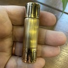 Vtg Lanvin My Sin EMPTY Perfume Bottle  1/8 Fl Oz Perfumes Gold  Brass Color — photo 6