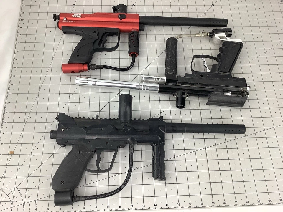 Hail icon jet Semi Auto .68 Caliber Paintball Gun Markers untested for parts - Image 3 of 4