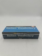 ITALIAN VOCABULARY STUDY CARDS By Spark Notes 1000 Cards Learn Italian Brand New
