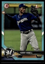 2018 Bowman Draft #BD-61 Korry Howell Sky Blue #/499