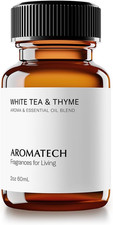 White Tea  Thyme Premium Aroma Oil   Crisp  Delicate Home Fragrance with Notes