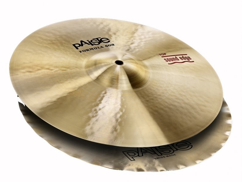 Paiste 14"" Formula 602 Sound Edge Hi-hat Cymbals P602SEHAT14