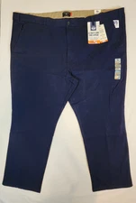 Dockers Ultimate Smart Chino Flex Athletic Fit Pants Big & Tall Mens 54x30 Blue