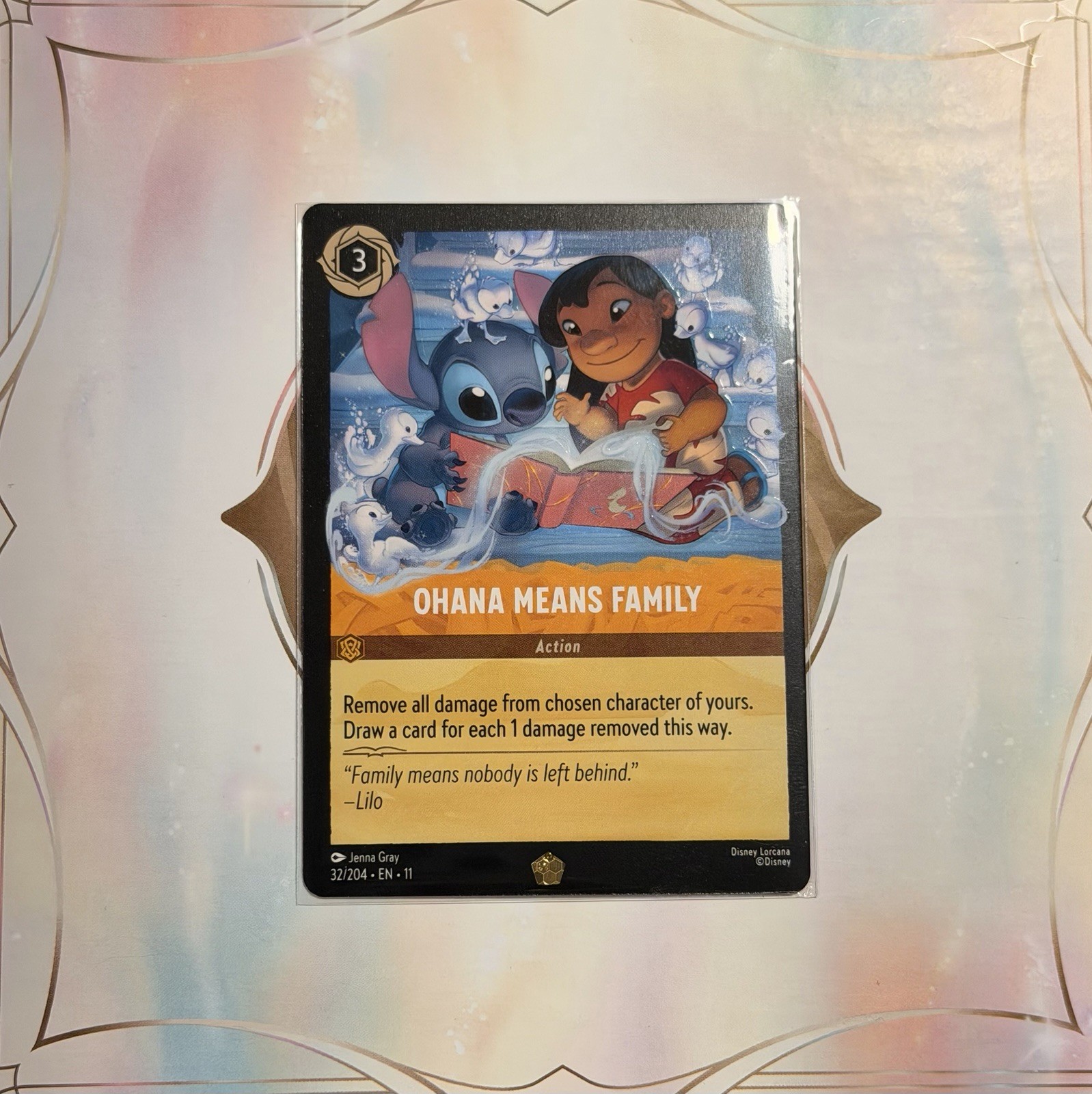 Disney Lorcana Ohana Means Family Winterspell legendary 32/204