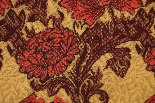 Cushion Cover – Chrysanthemum Bordo – Tapestry Throw Pillow Cover 16x16 in New - Picture 13 of 15