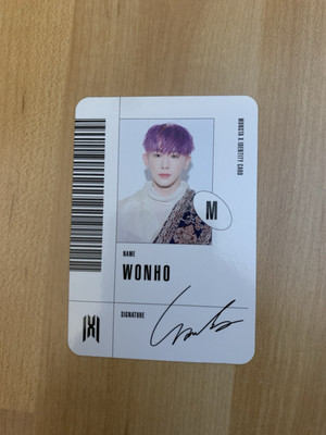 Monsta X Follow Wonho Photocard