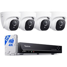 REOLINK RLK8-800D4 4K 8MP PoE Security System 4 Cameras 2TB NVR