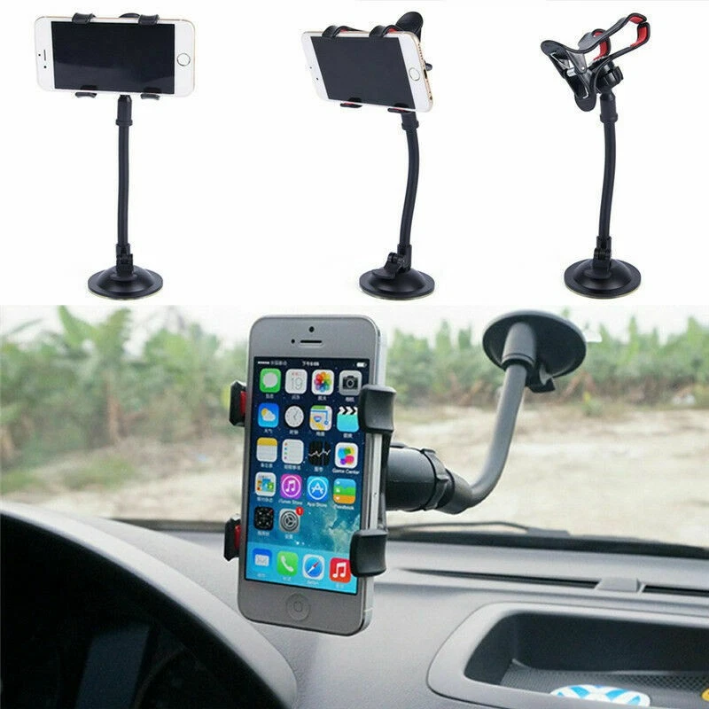 Mounting Car Phone Cradle 360° Rotation E-Clip One Step For All Phone Models - Image 4 of 4