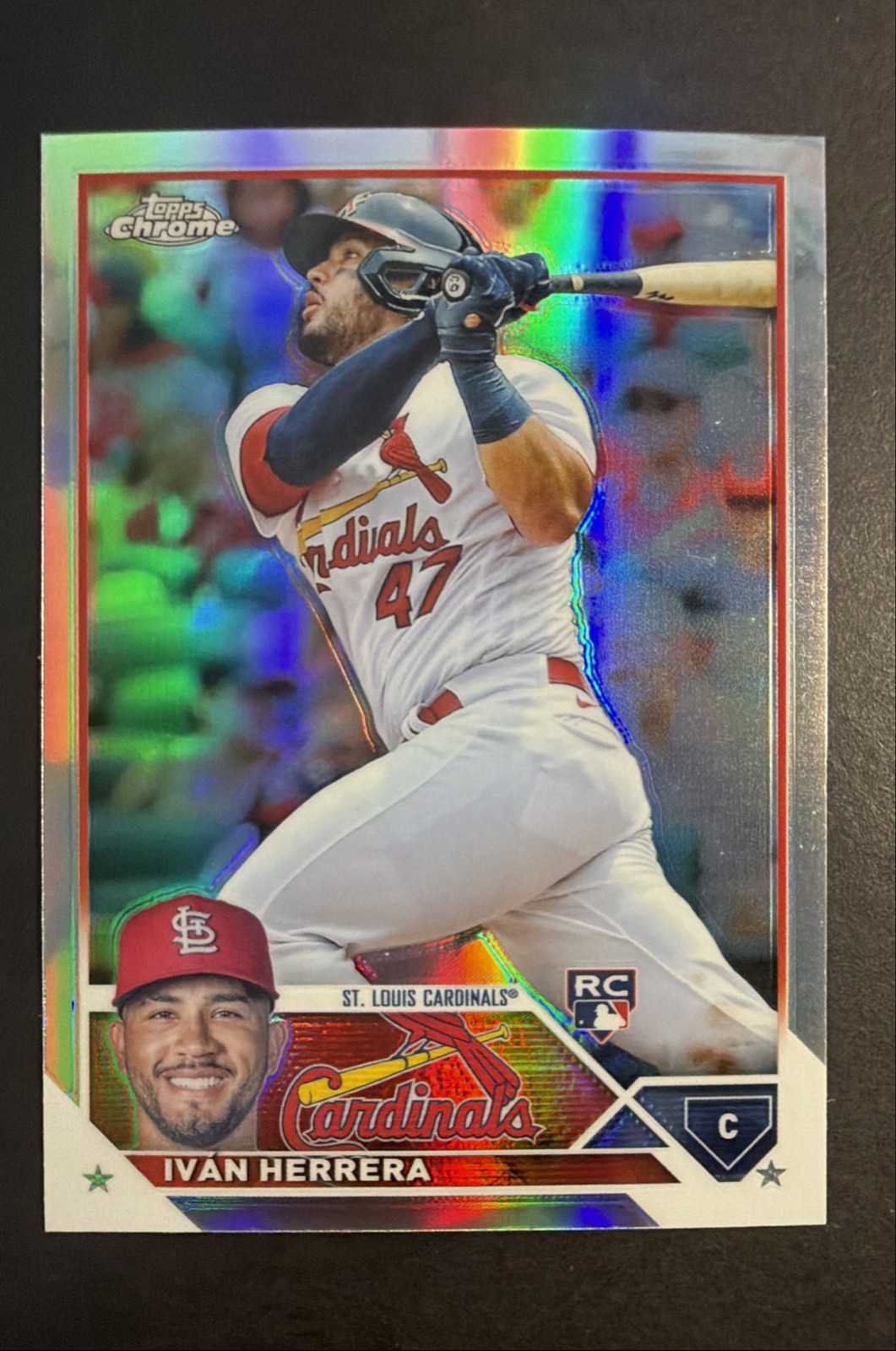 2023 Topps Chrome - Cardinals -  Ivan Herrera #177 Refractor (RC)