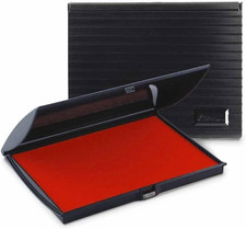 Large 5'' X 7'' Felt Rubber Stamp Ink Pad, Crimson