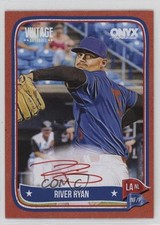 2024 Onyx Vintage Auto Red Bordered 15/25 River Ryan #VARIRY Auto 0xh3