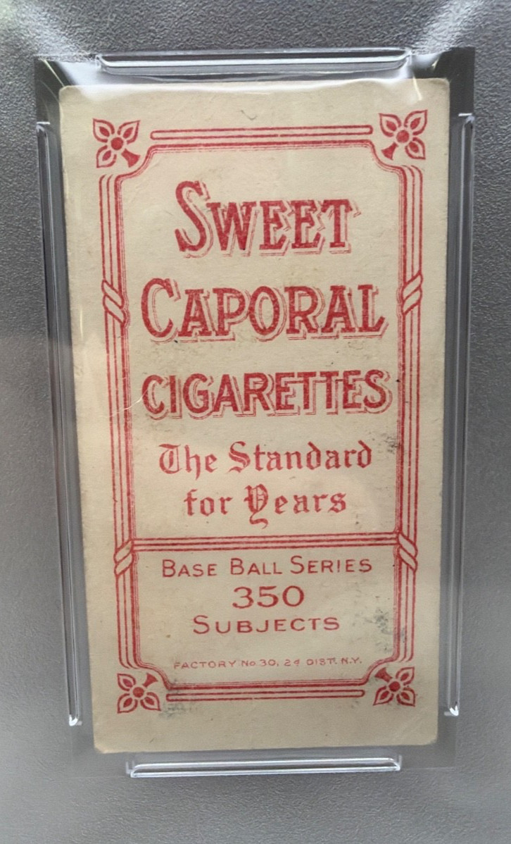 T206 Larry McLean Sweet Caporal 350/30 Baseball Card PSA 2 Good Graded view 4