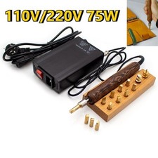 Electric Leather Heat Edge Creaser Machine Sealing Stamping Heater Hot Process