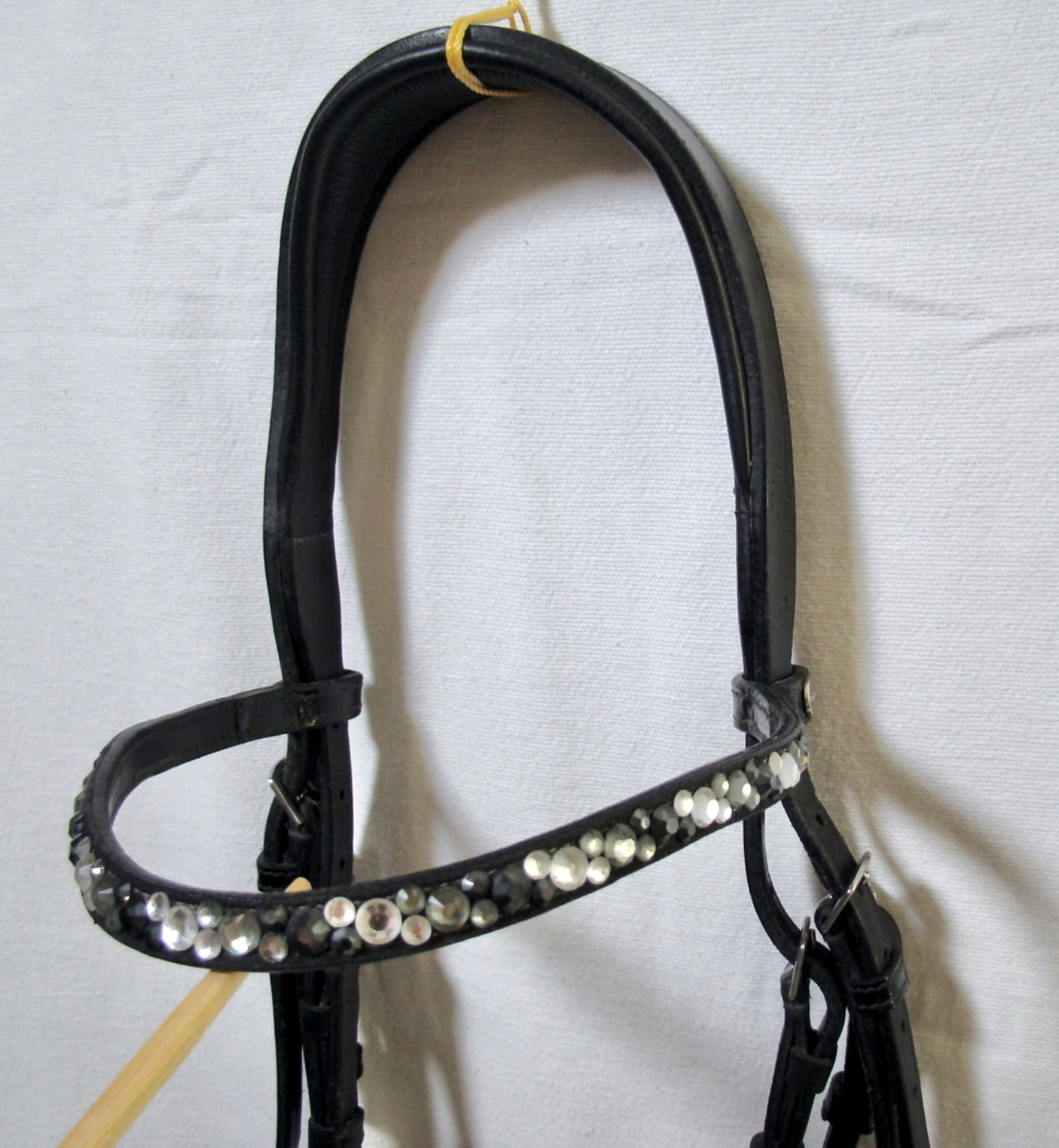 Kavalkade Snaffle Bridle • IVANA • Black Leather/Patent Leather • Cob Size Used
