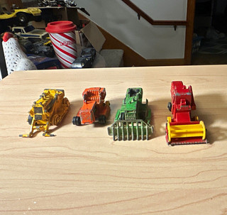 Vintage Matchbox And Others Construction Junkyard Loose Lot