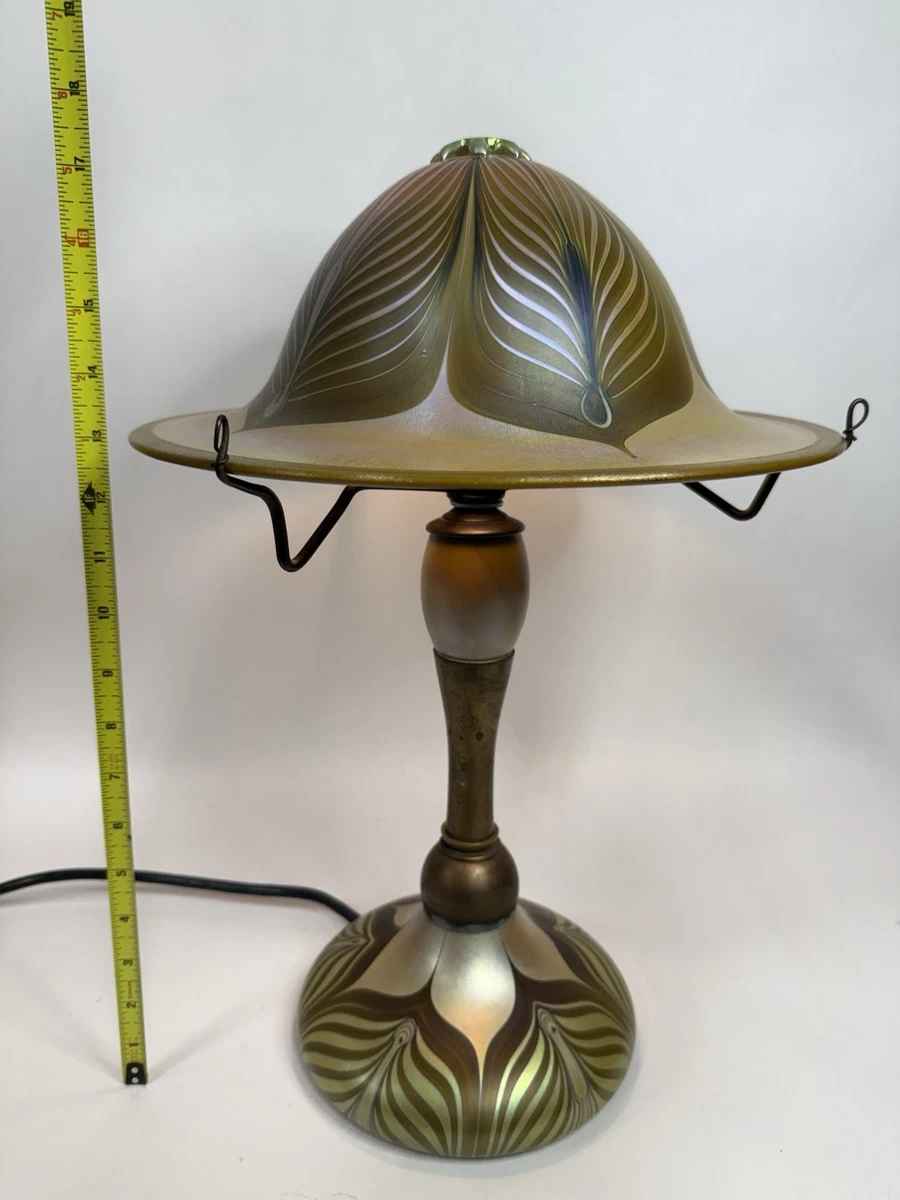 Iridescent Lamp In Antique Lamps for sale | eBay