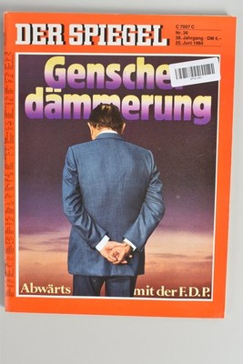 Der Spiegel Ausgabe Nr. 26 Mai 1984 Genscher Dämmerung FDP