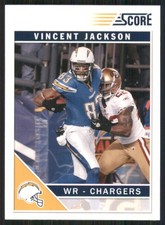 2011 Score #245 Vincent Jackson San Diego Chargers 52714