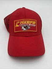 Kansas City Chiefs Youth Trucker Hat Red Mesh Snapback NFL Football Cap