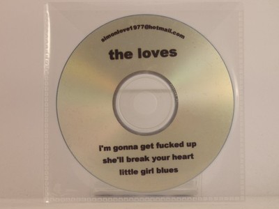 THE LOVES IM GONNA GET FUCKED UP (I80) 3 Track Promo CD Single including Plastic