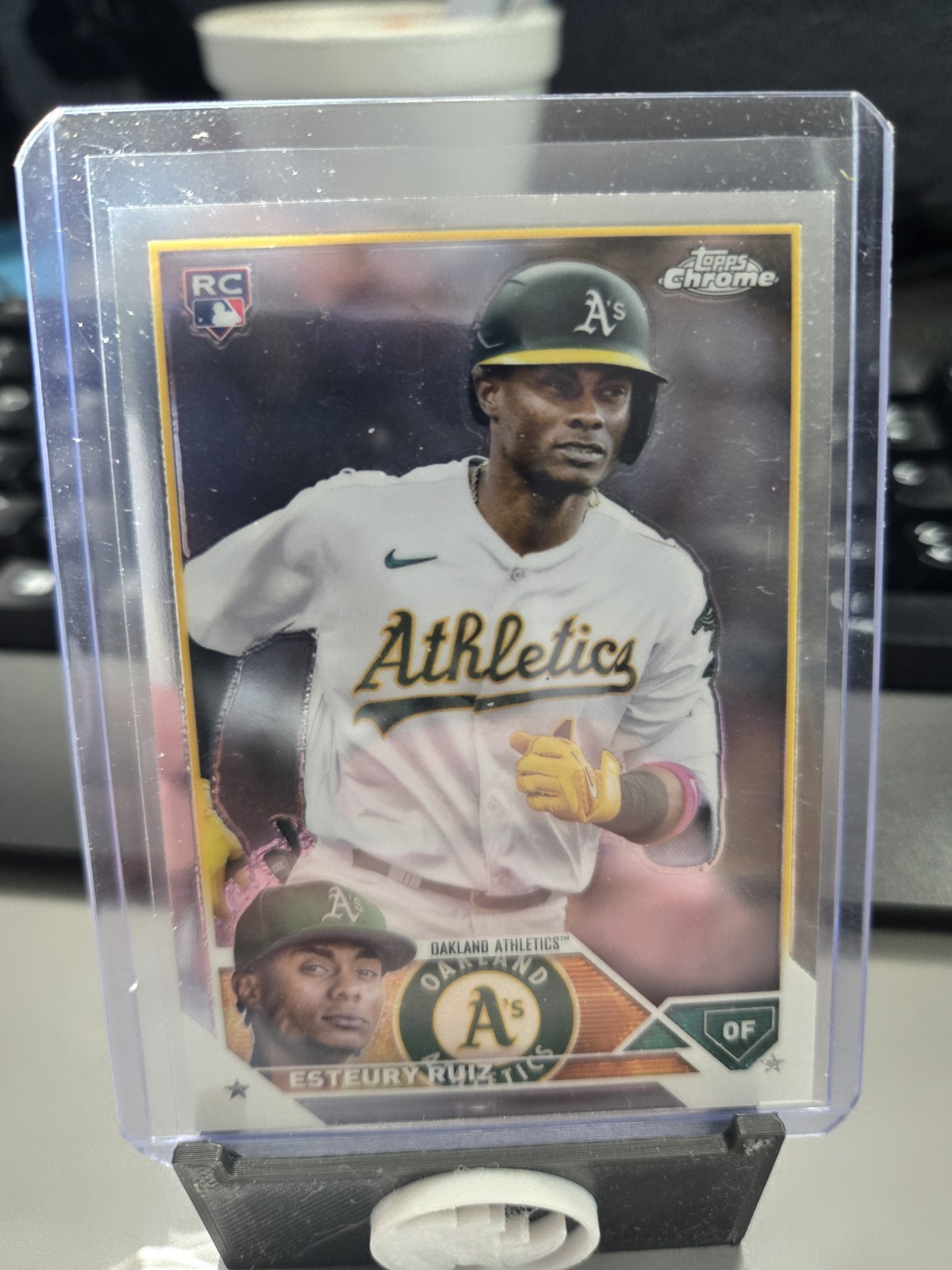 2023 Topps Chrome - Esteury Ruiz #99 (RC) A's Dodgers