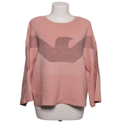 Emporio Armani, Strickpullover, Größe: 46, Pink/Schwarz, Polyester/Viskose #vT6