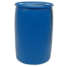 55 Gal. Blue Industrial Plastic Drum