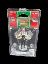 Lemax Coffee Shop Girl #22037 New In Open Pac...