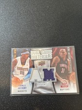 2009-10 Upper Deck - Dual Game Materials Carmelo Anthony, Shawn Marion Game Worn