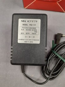 NEC PC Engine GT AC Adapter PAD-121 9V 700mA Official Power Supply Japan Boxed