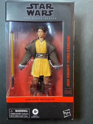 Star Wars The Black Series JEDI KNIGHT YORD FANDAR #04 The Acolyte 6  Figure NEW