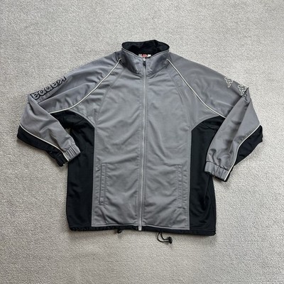 KAPPA Herren Trainingsjacke Sportjacke Gr S Retro Track Jacket Logo 9408 Grau