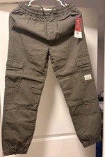 Levi's Big Boys Relaxed Cargo Joggers in Gray
