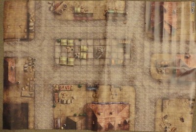 Fantasy Roleplaying Game 30x22'' Vinyl Town Battle Map