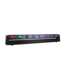 Barra LED motorizzata 8X12W RGB Automatica- DMX - Ritmo di musica