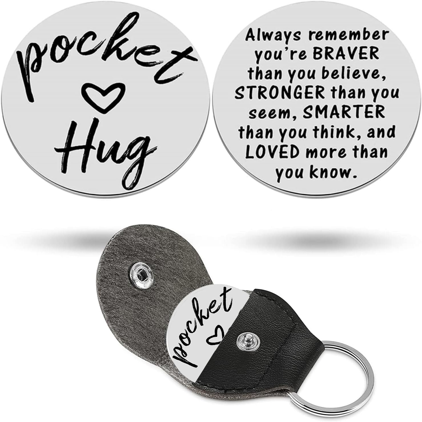 Eine Kleine Umarmung,Gute Besserung Geschenke,Herz Glücksbringer-Bin Immer Bei D