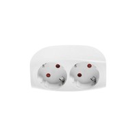 Steckdosenadapter Mit Zwei 230V Steckdosen Schuko