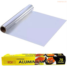 HeavyDuty Aluminium Foil Roll 450mm x75m Catering Kitchen Food Wrap Extra Strong